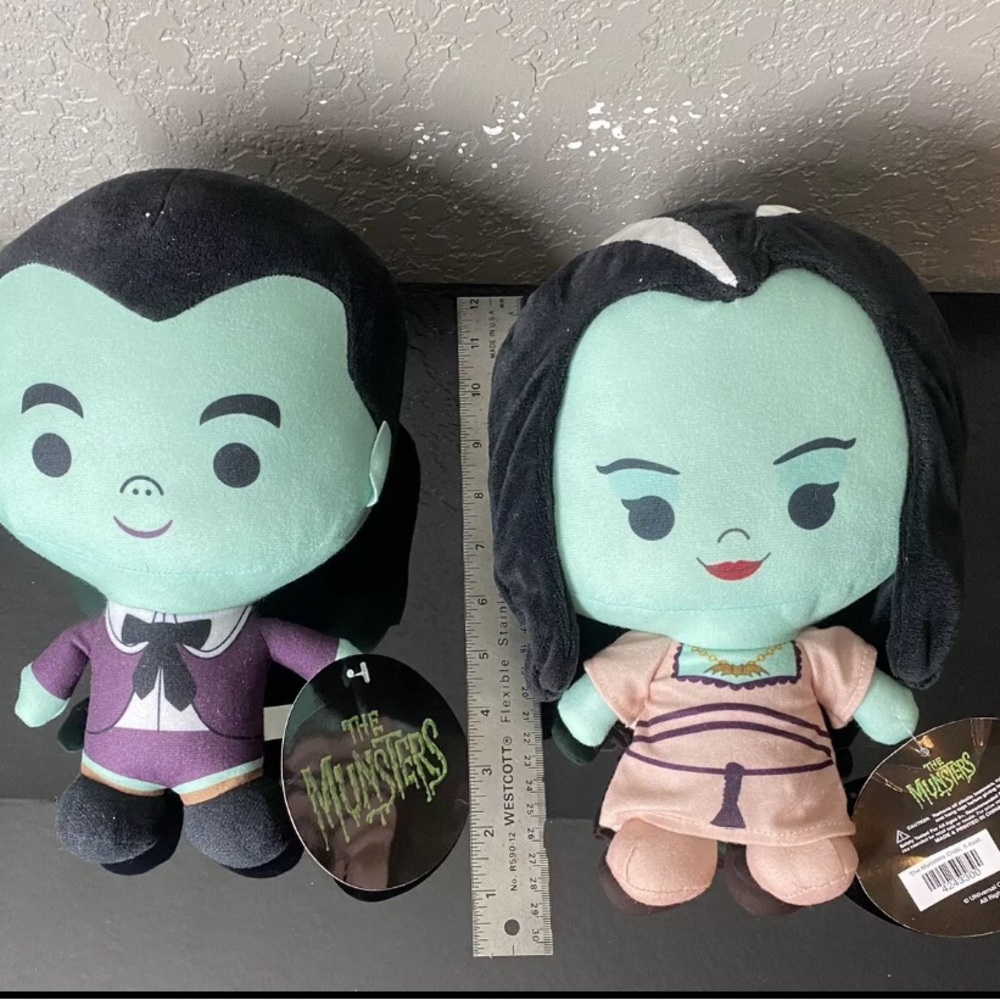The Munsters Plush Dolls Set